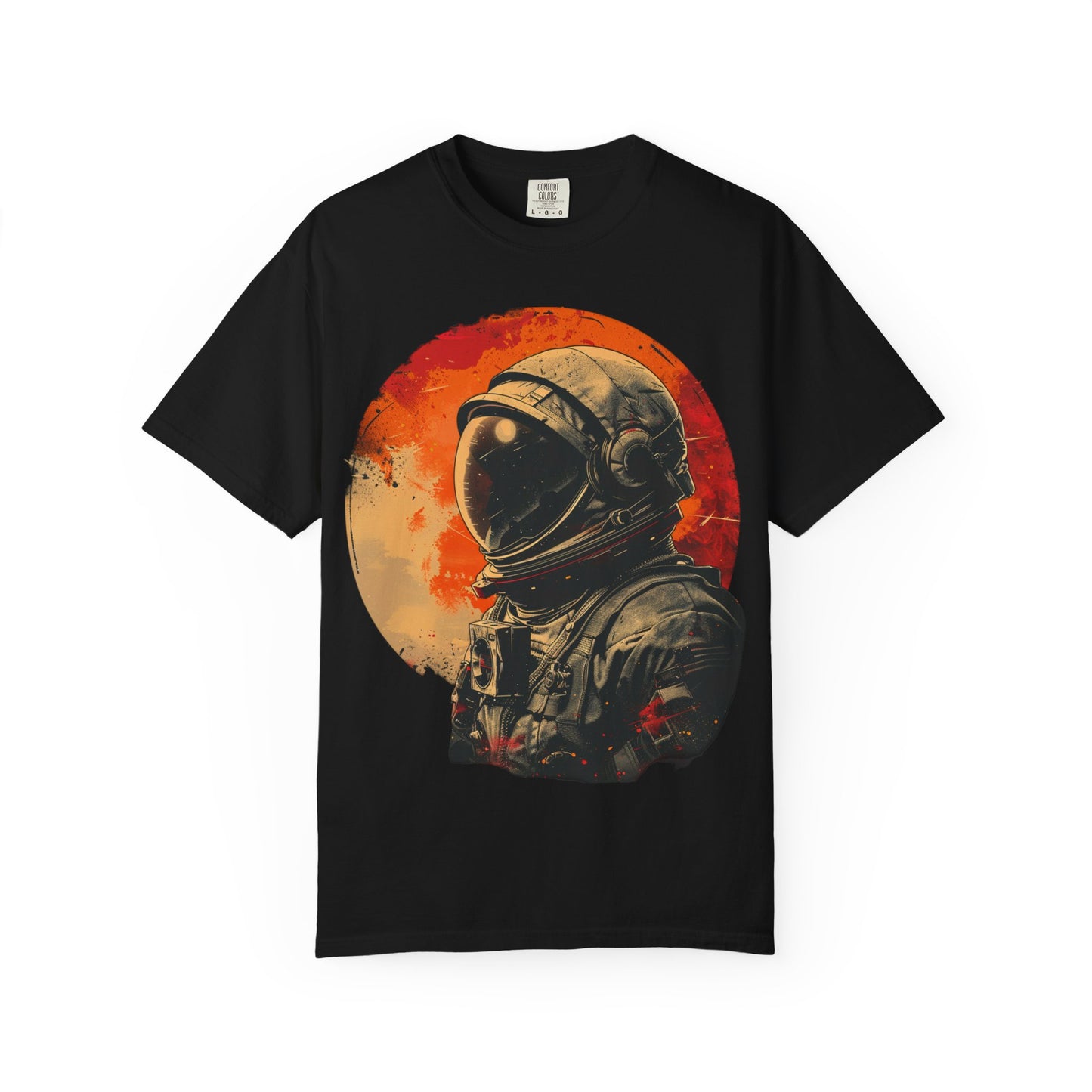 Astronaut Retro Moon T-Shirt — Vintage Space Helmet Graphic Tee