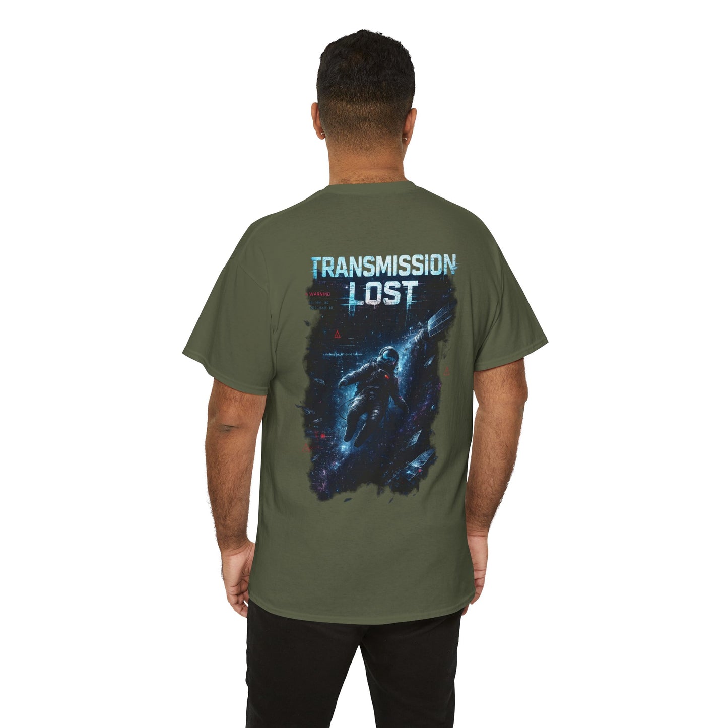 Transmission Lost Astronaut T-Shirt | Sci-Fi Space Graphic Tee, Futuristic Cosmic Streetwear Shirt