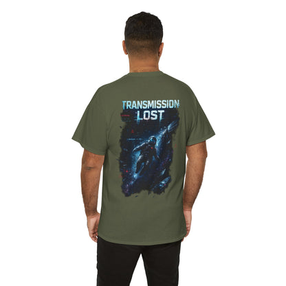 Transmission Lost Astronaut T-Shirt | Sci-Fi Space Graphic Tee, Futuristic Cosmic Streetwear Shirt