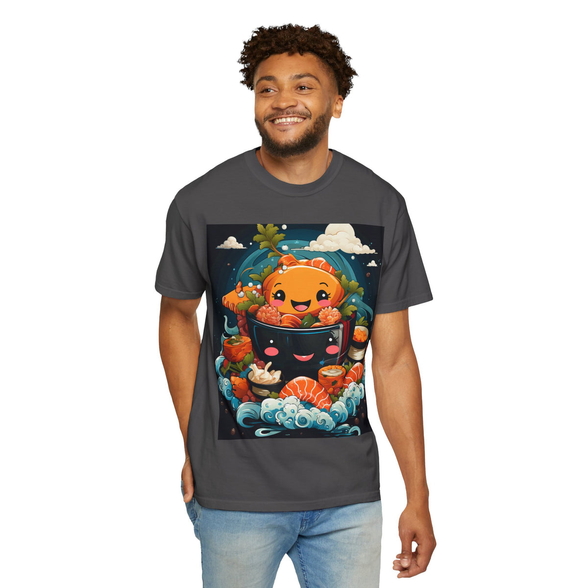 Cute Ramen Bowl T-Shirt | Foodie Graphic Tee - product view