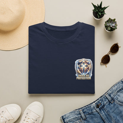 Armor of God Christian T-Shirt | Defend Freedom Faith Graphic Tee | Under His Protection Bible Shirt