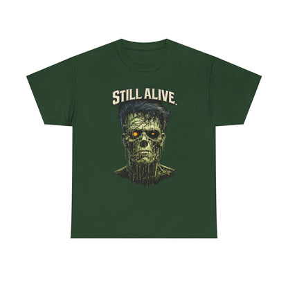 Still Alive Zombie Tee — Retro Horror Graphic T-Shirt