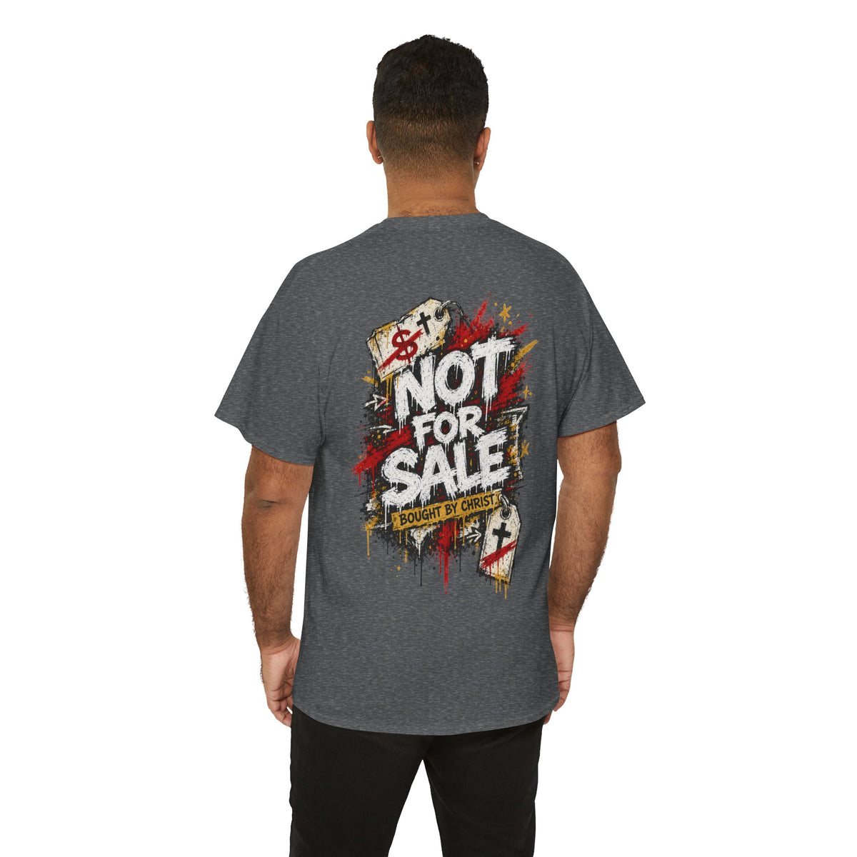 Not for Sale Bought by Christ Christian T-Shirt - product view