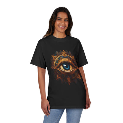 Mystic All-Seeing Eye T-Shirt — Boho Spiritual Graphic Tee