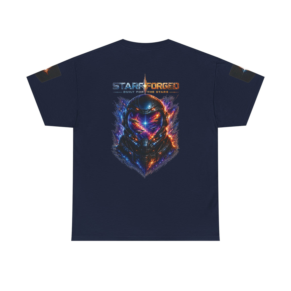 Starforged Built for the Stars Sci-Fi T-Shirt - product view