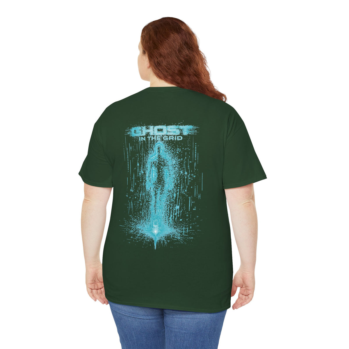 Ghost in the Grid Cyberpunk T-Shirt - product view