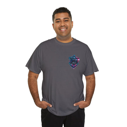 Neon Outlaw Cyberpunk Graphic T-Shirt - product view