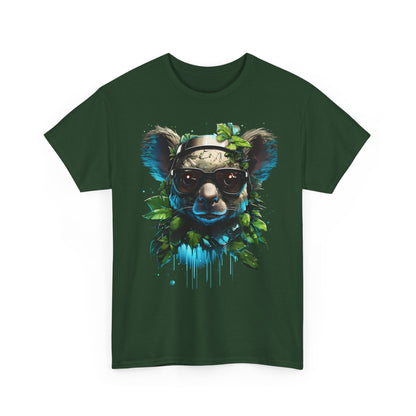 Koala Mask Tee — Urban Wildlife Graphic T-Shirt