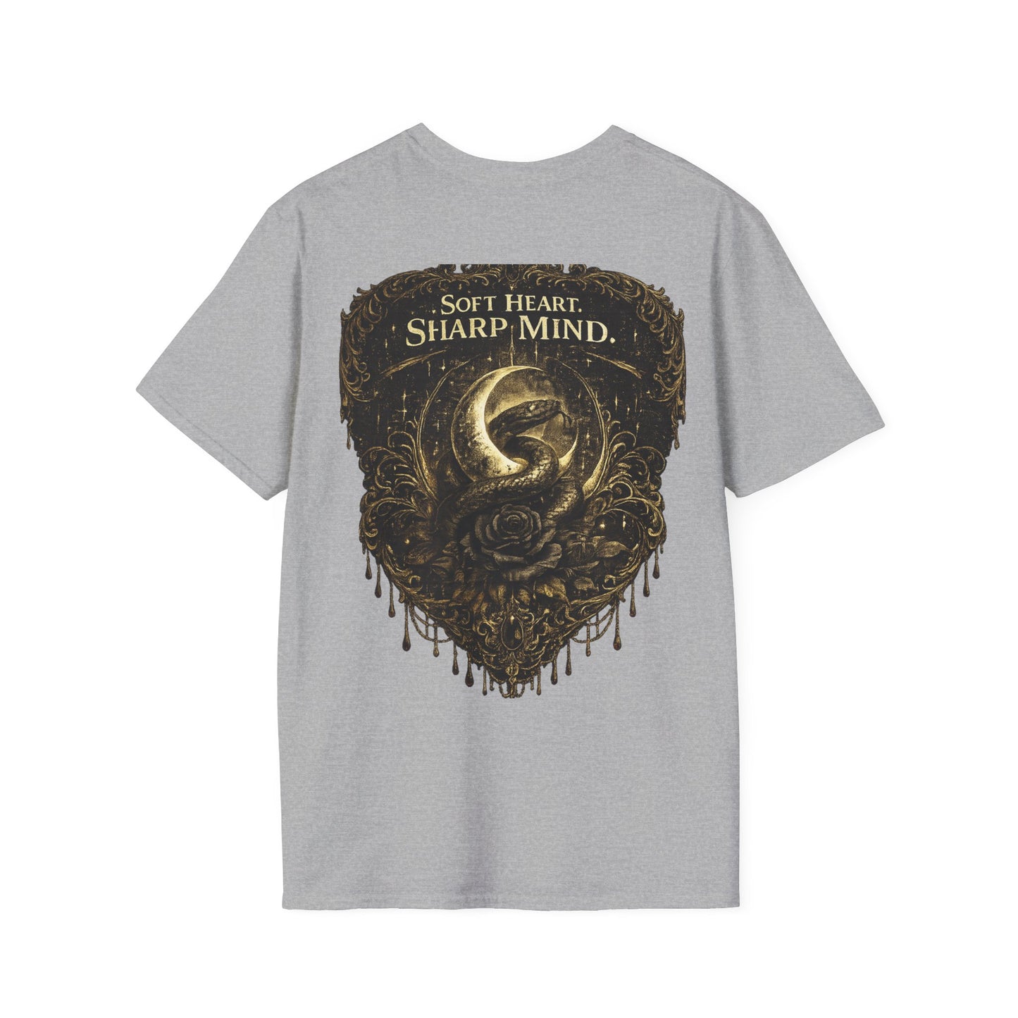 Soft Heart Sharp Mind Tee — Inspirational Minimalist Graphic T-Shirt