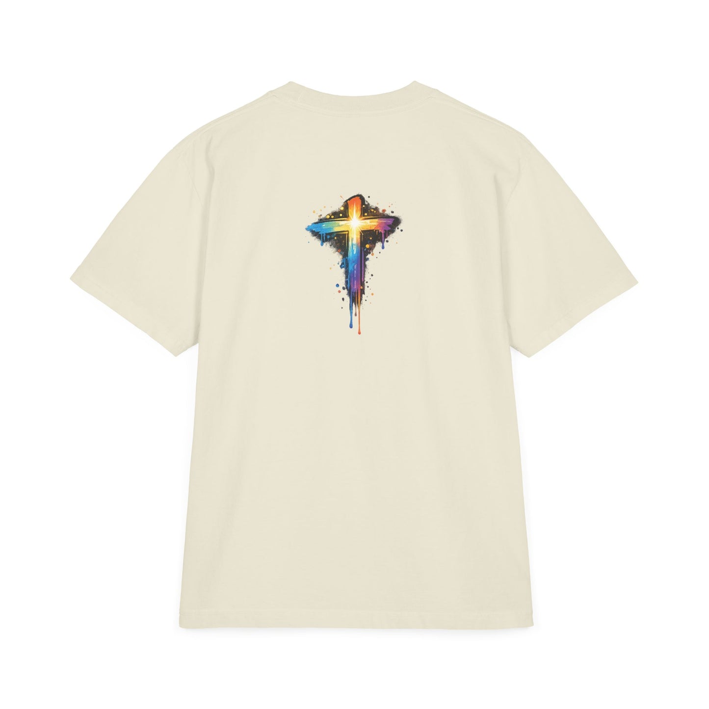God Is Good All The Time T-Shirt — Colorful Christian Faith Tee (Psalm 100:5)