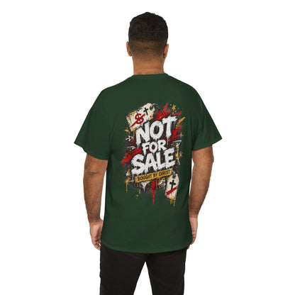 Not for Sale Bought by Christ Christian T-Shirt - product view