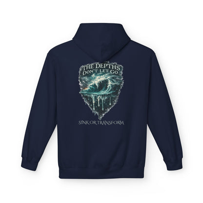 “The Depths Don’t Let Go” Ocean Wave Hoodie