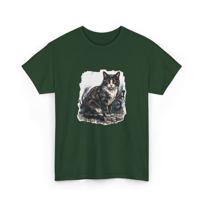 Nine Lives Graffiti Cat T-Shirt