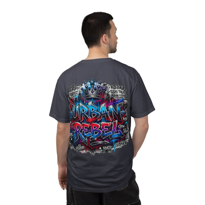 T-Shirt — Urban Rebel Graffiti Tee ("Urban Rebel" Back Design)