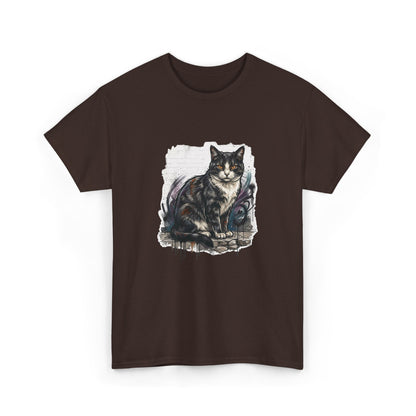 Nine Lives Graffiti Cat T-Shirt