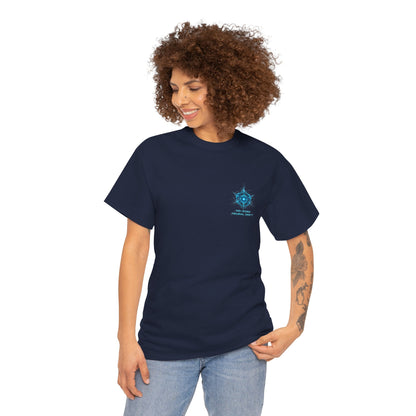 Neural Drift Cyberpunk Skull T-Shirt - product view