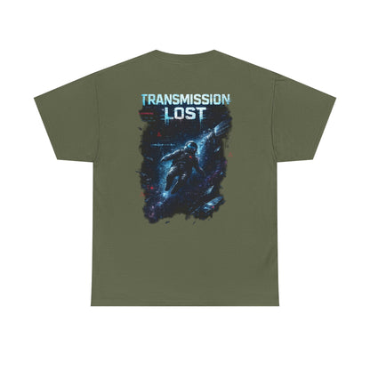Transmission Lost Astronaut T-Shirt | Sci-Fi Space Graphic Tee, Futuristic Cosmic Streetwear Shirt