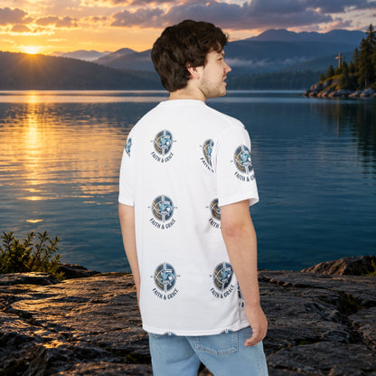 Faith & Grace All-Over Print T-Shirt - product view