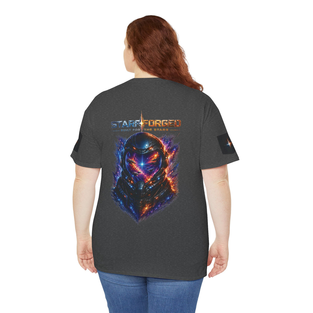 Starforged Built for the Stars Sci-Fi T-Shirt - product view