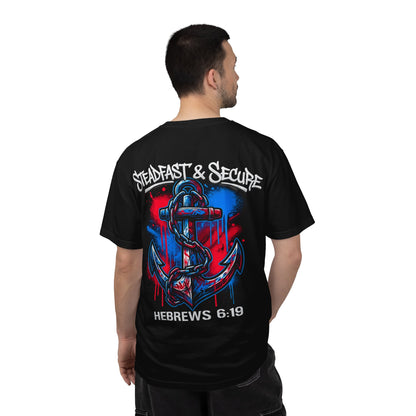 Hebrews 6:19 Anchor T‑Shirt — "Steadfast & Secure" Christian Faith Tee