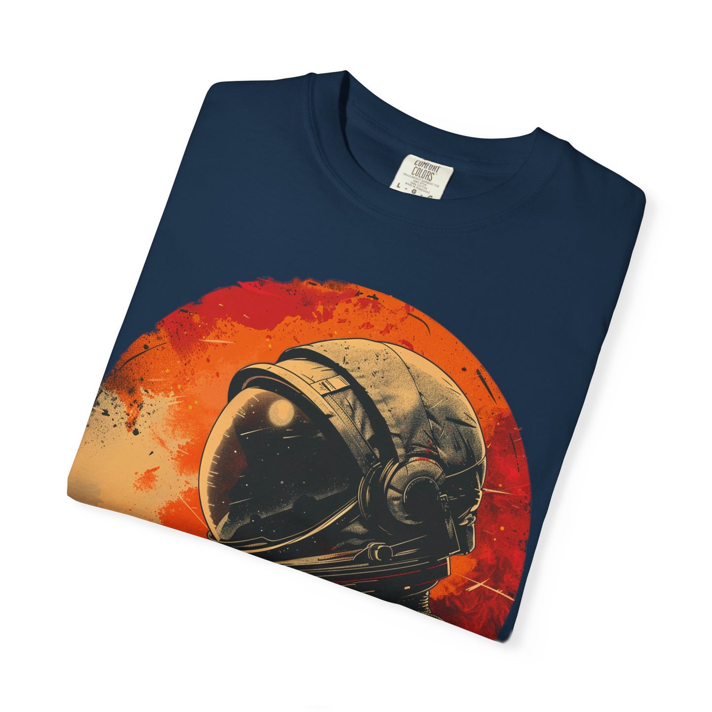 Astronaut Retro Moon T-Shirt — Vintage Space Helmet Graphic Tee