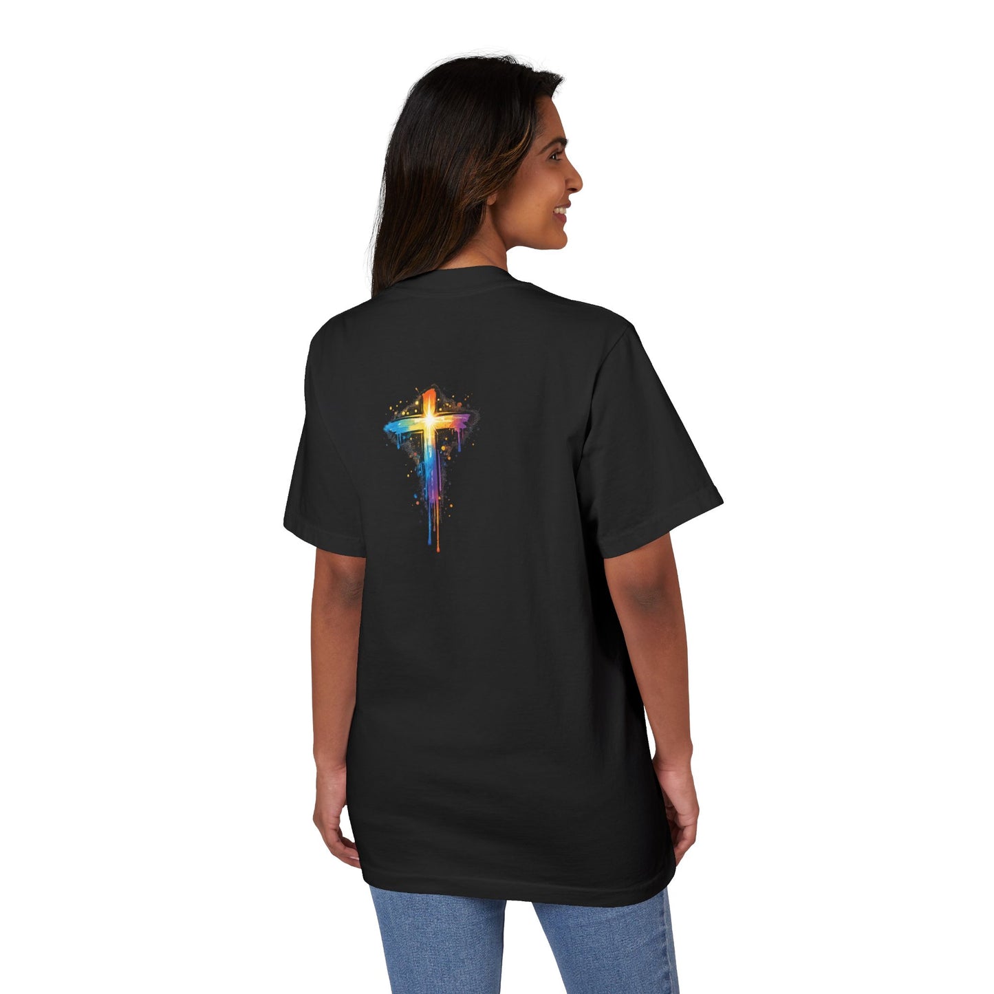 God Is Good All The Time T-Shirt — Colorful Christian Faith Tee (Psalm 100:5)
