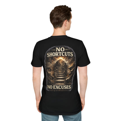 No Shortcuts No Excuses Men's Graphic T-Shirt