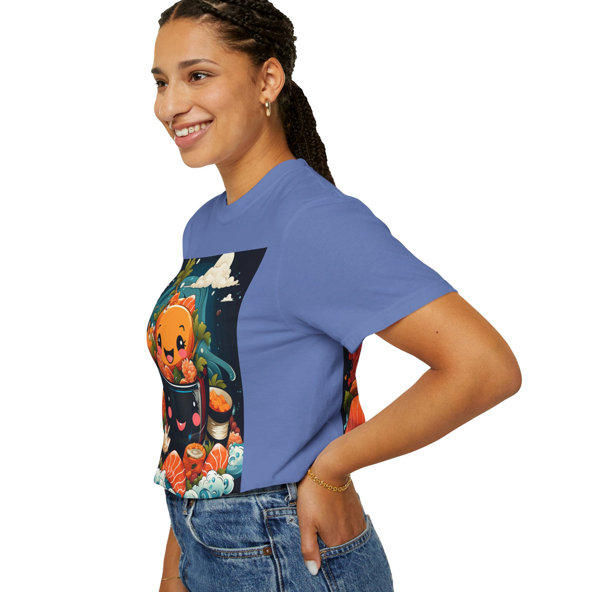 Cute Ramen Bowl T-Shirt | Foodie Graphic Tee - product view