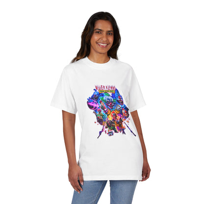 Graphic T-Shirt — "Killer Klowns from Outer Space" Colorful Horror Movie Tee