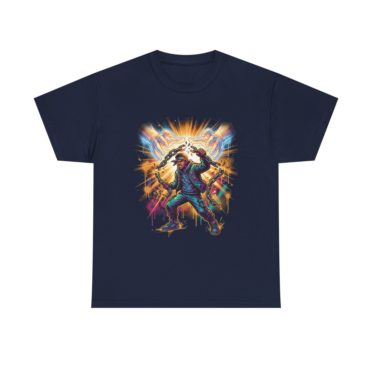Break Every Chain Christian T-Shirt – Faith Streetwear Graphic Tee, Spiritual Freedom Jesus Shirt, Bold Religious Apparel