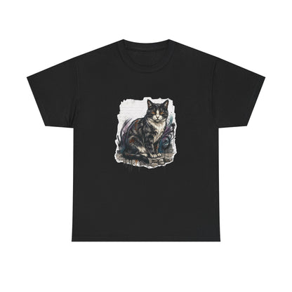 Nine Lives Graffiti Cat T-Shirt