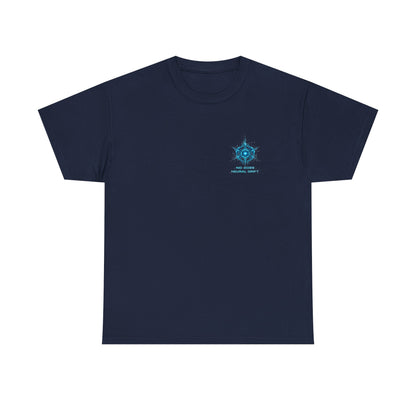 Neural Drift Cyberpunk Skull T-Shirt - product view