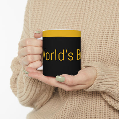 World's Best Dad Ceramic Mug | Gift for Father's Day, Birthday, Coffee Lovers, Personalized Dishwasher Safe