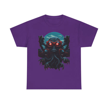 Cosmic Horror Creature T-Shirt | Retro Alien Graphic - product view