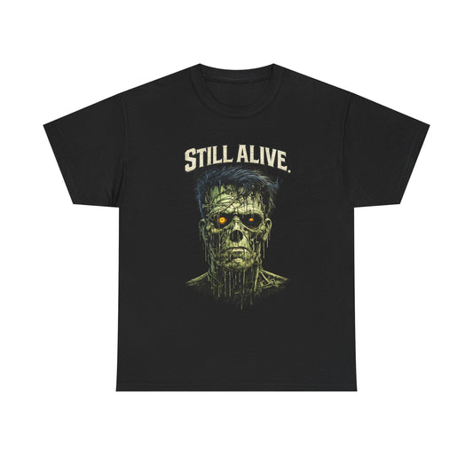 Still Alive Zombie Tee — Retro Horror Graphic T-Shirt