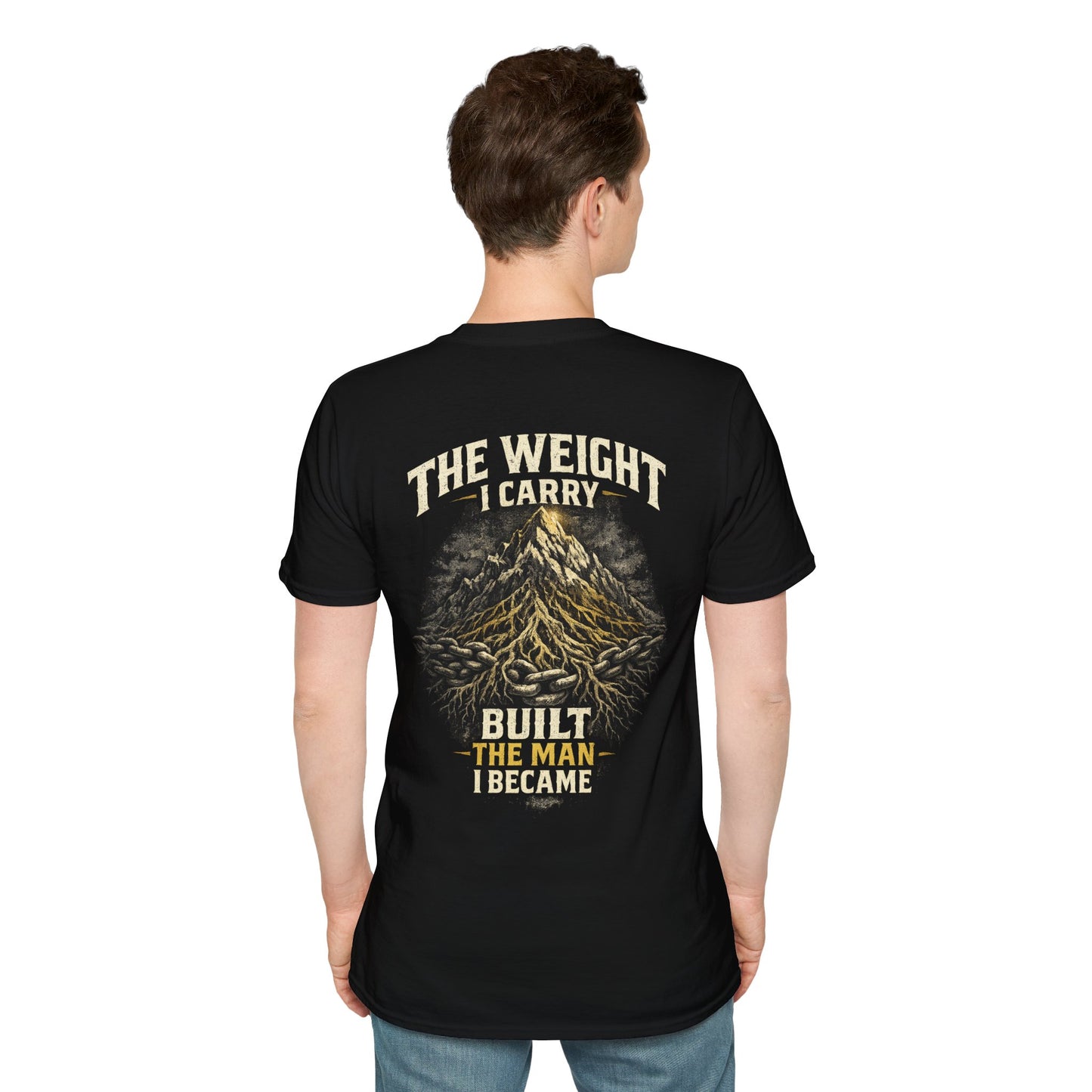 Mountain 'Forged by Pressure' T‑Shirt — Inspirational Outdoor Graphic Tee