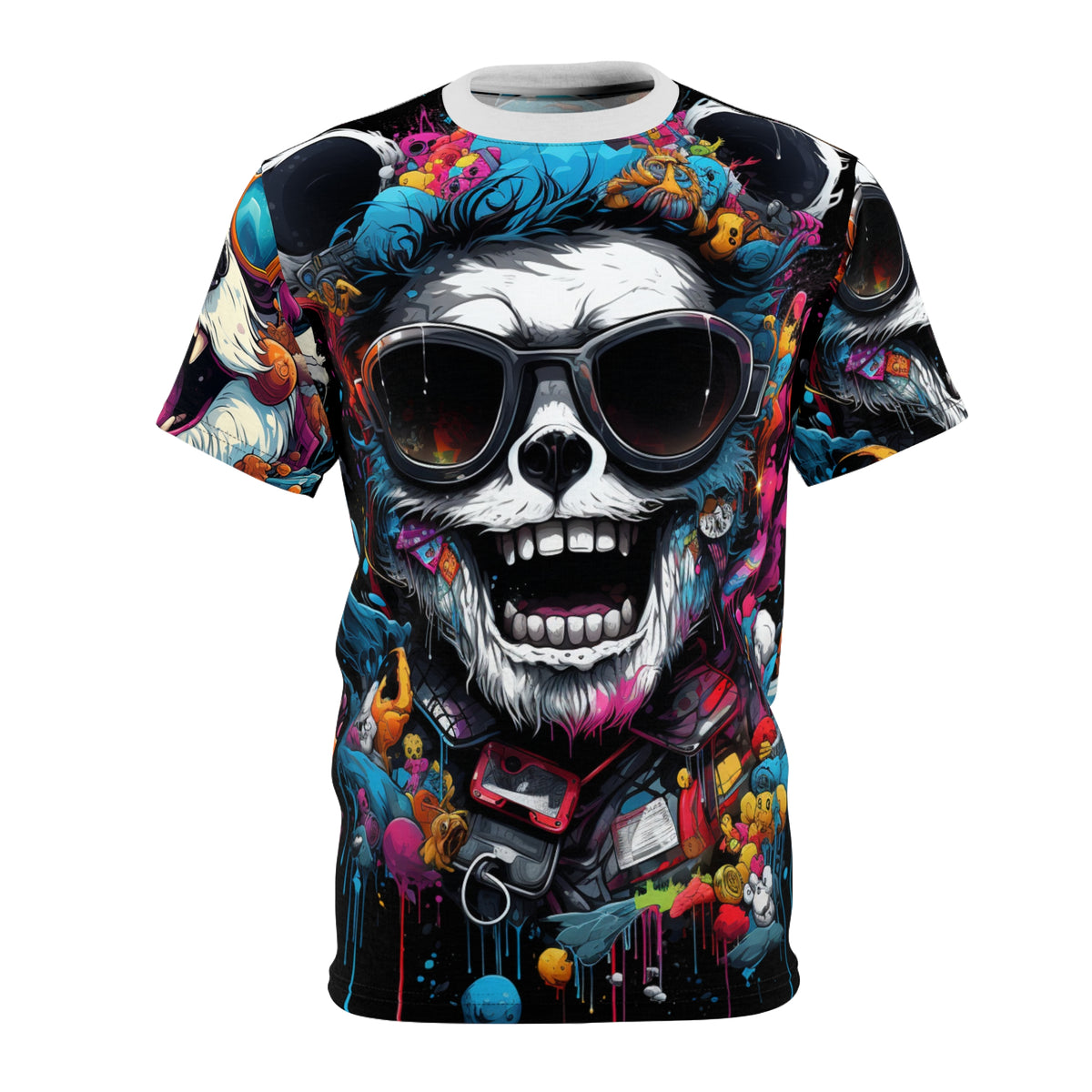 Skull Sunglasses All-Over Print T-Shirt - product view