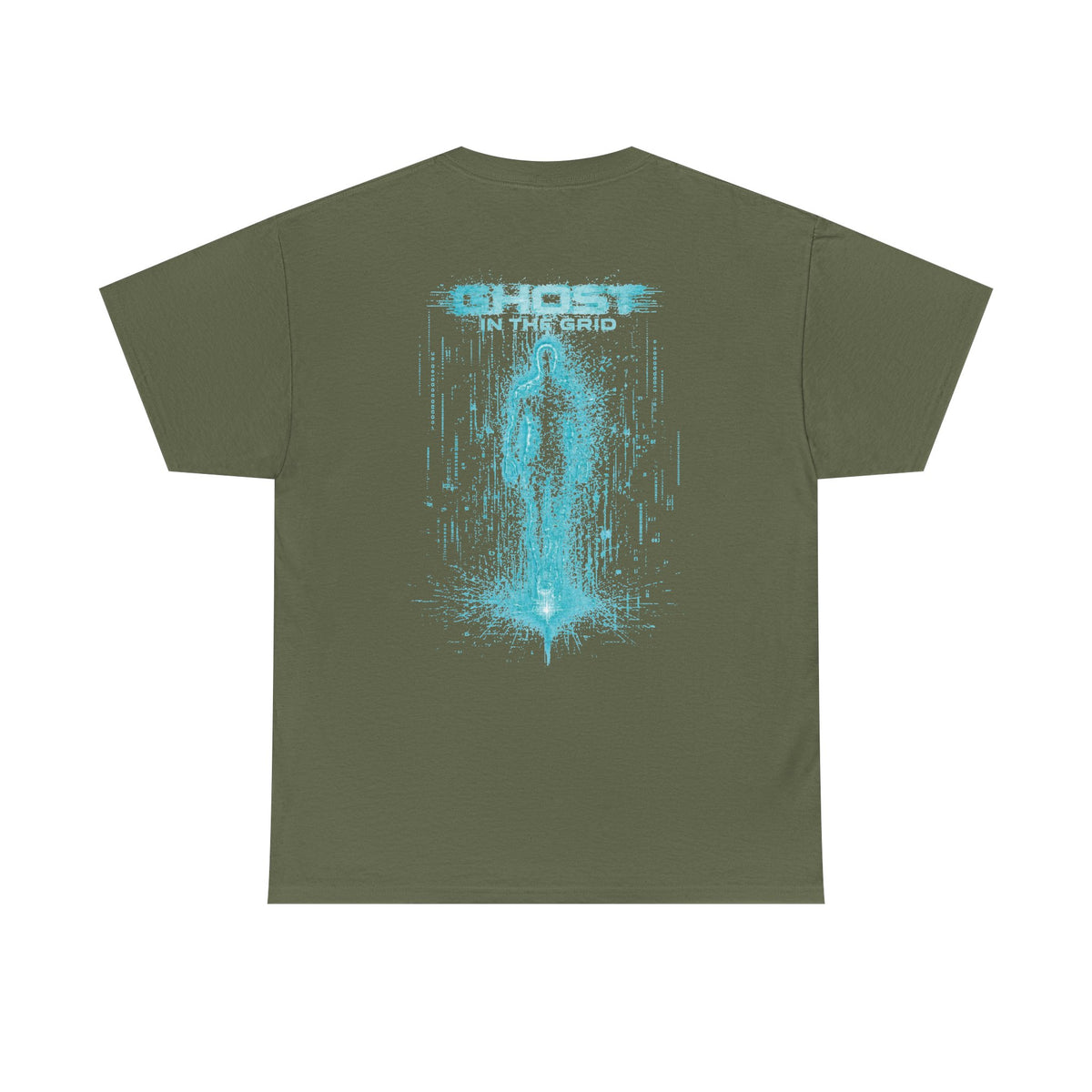 Ghost in the Grid Cyberpunk T-Shirt - product view