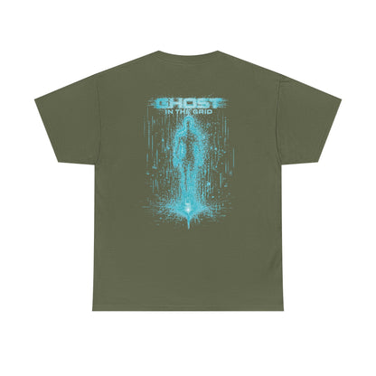 Ghost in the Grid Cyberpunk T-Shirt - product view
