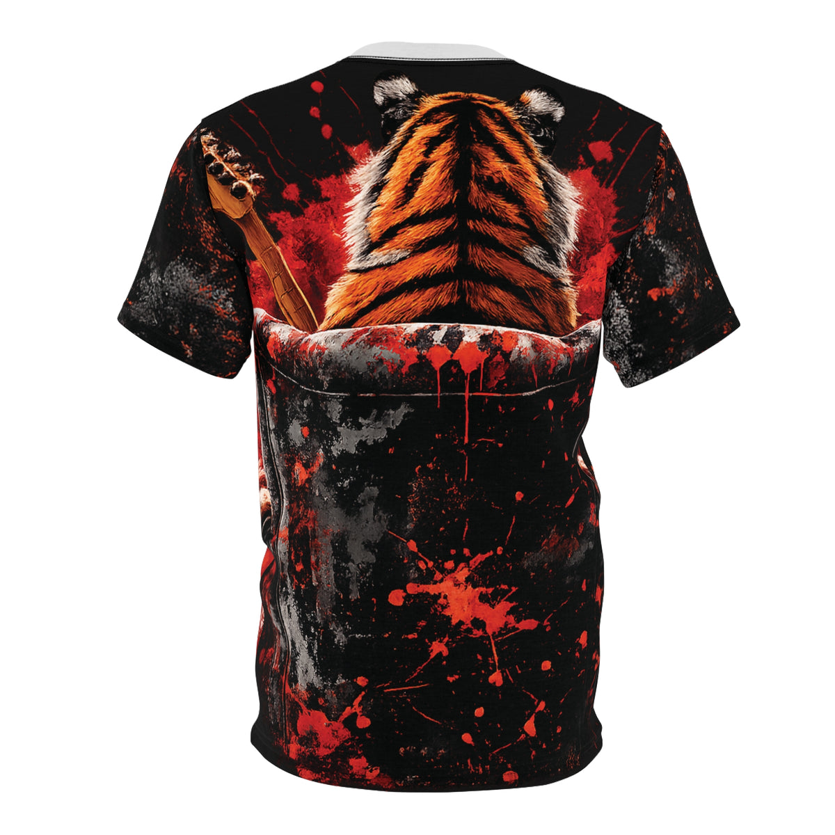 Rocking Tiger Guitar All-Over Print T-Shirt - product view
