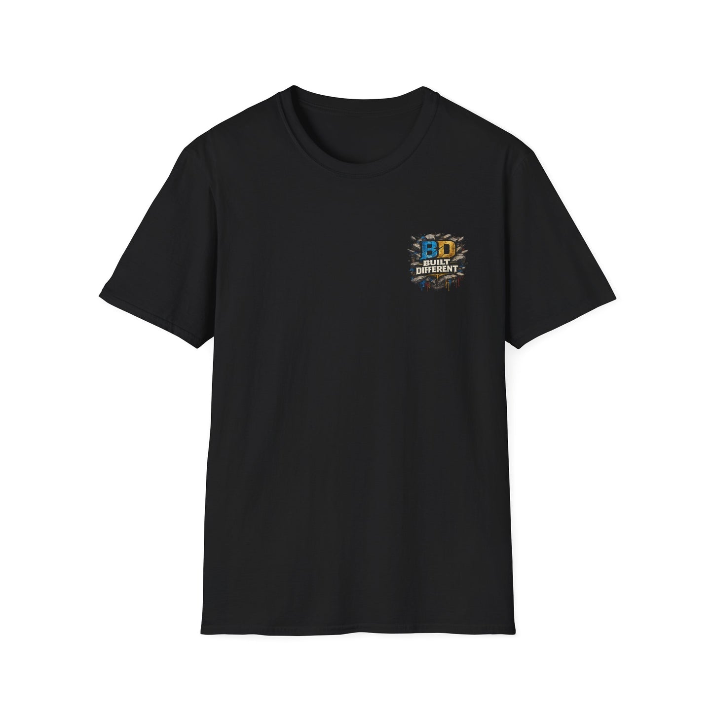 Built Different Tee — "BD Built Different" Graphic T-Shirt