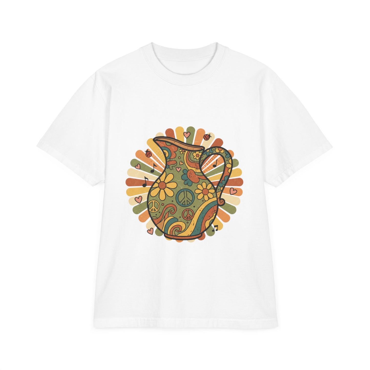 Unisex Garment-Dyed Drop-Shoulder T-Shirt