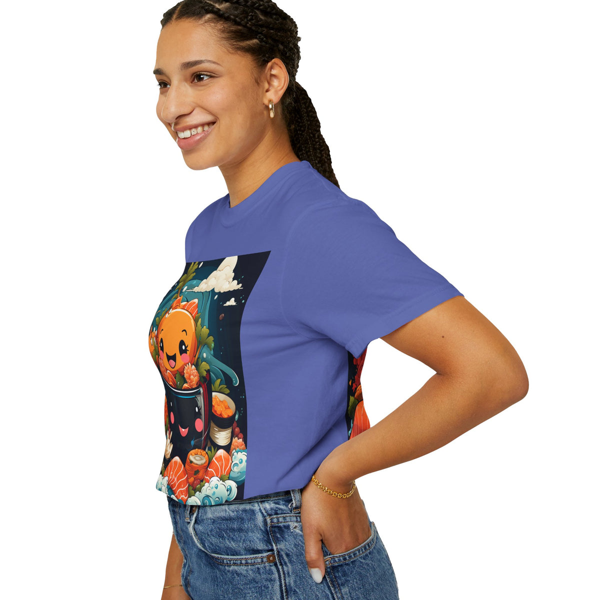 Cute Ramen Bowl T-Shirt | Foodie Graphic Tee - product view
