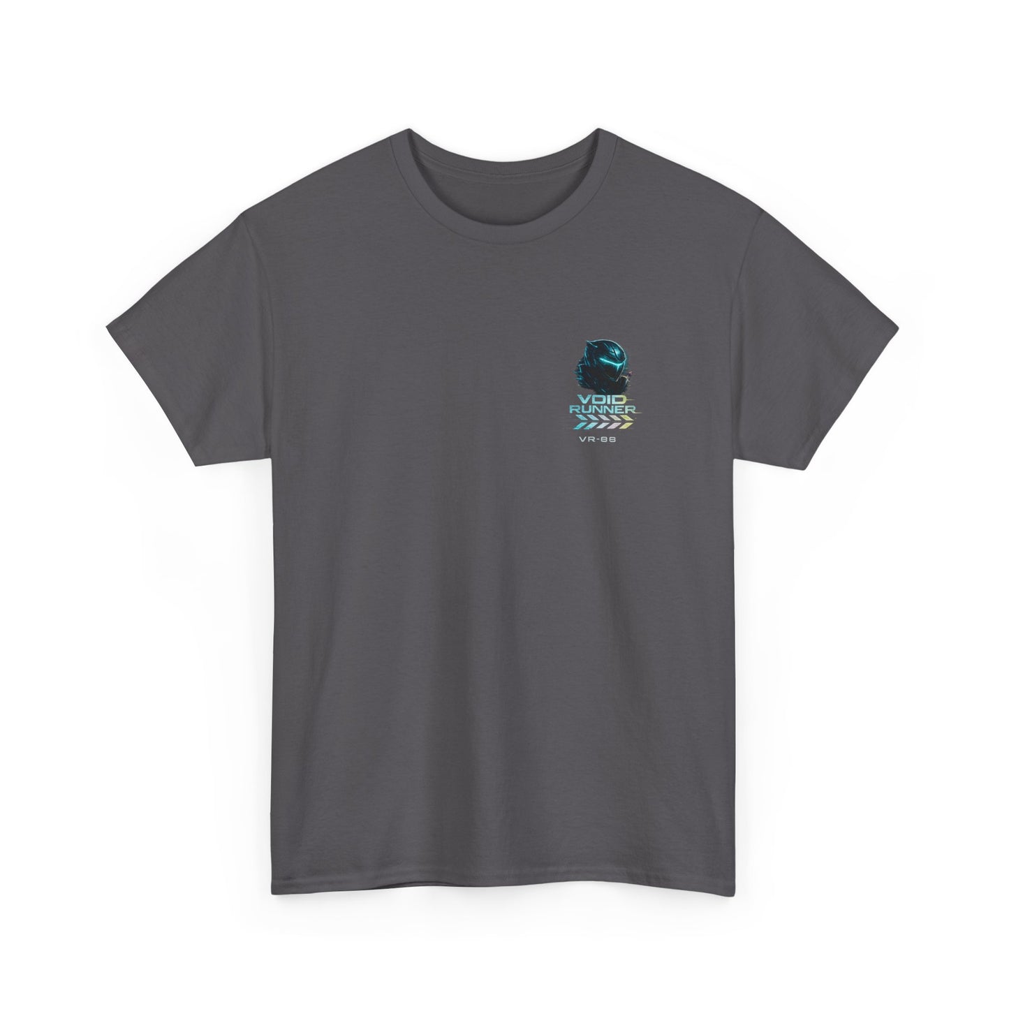 Void Runner Cyberpunk T-Shirt | Futuristic Racing Graphic Tee, Neon Sci-Fi Streetwear Shirt