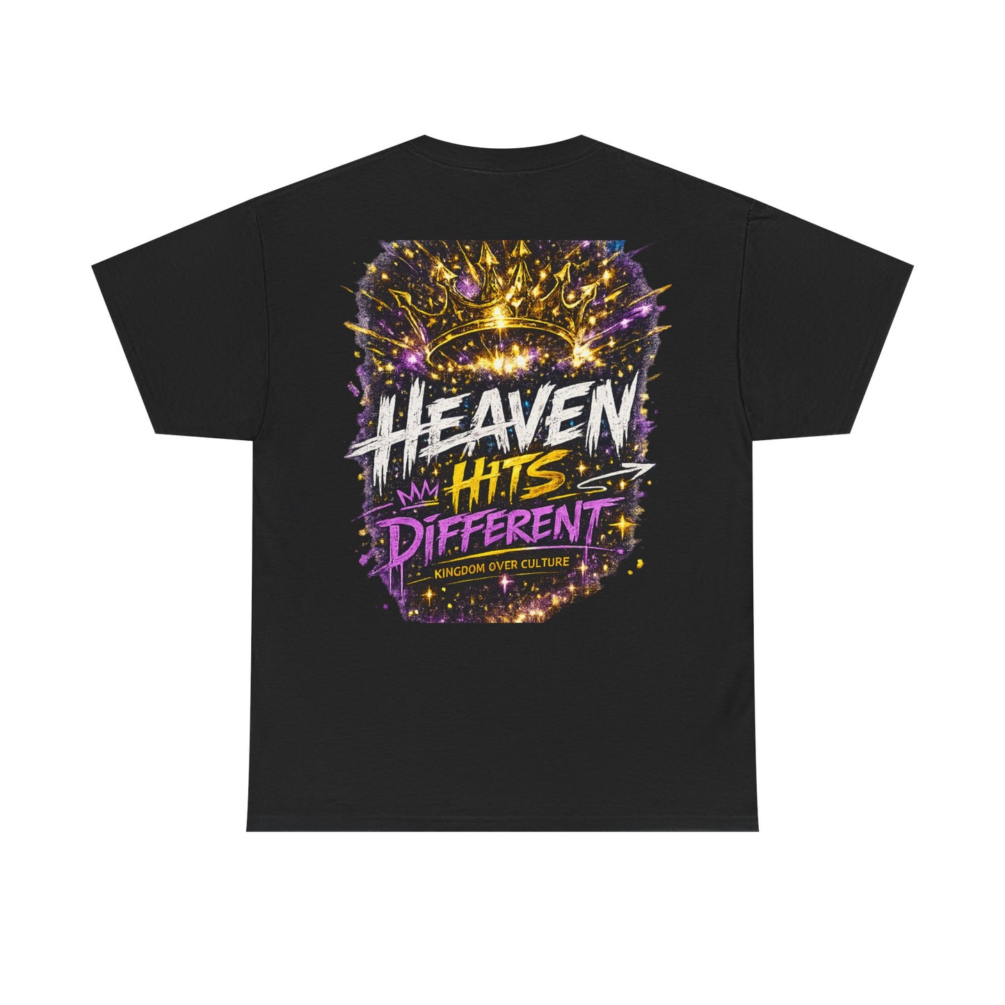 Heaven Hits Different Christian Graphic T-Shirt | Kingdom Over Culture Faith Streetwear Tee
