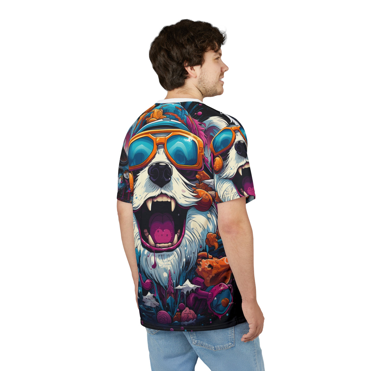 Skull Sunglasses All-Over Print T-Shirt - product view