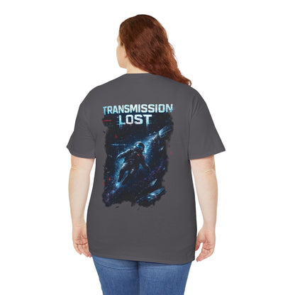 Transmission Lost Astronaut T-Shirt | Sci-Fi Space Graphic Tee, Futuristic Cosmic Streetwear Shirt