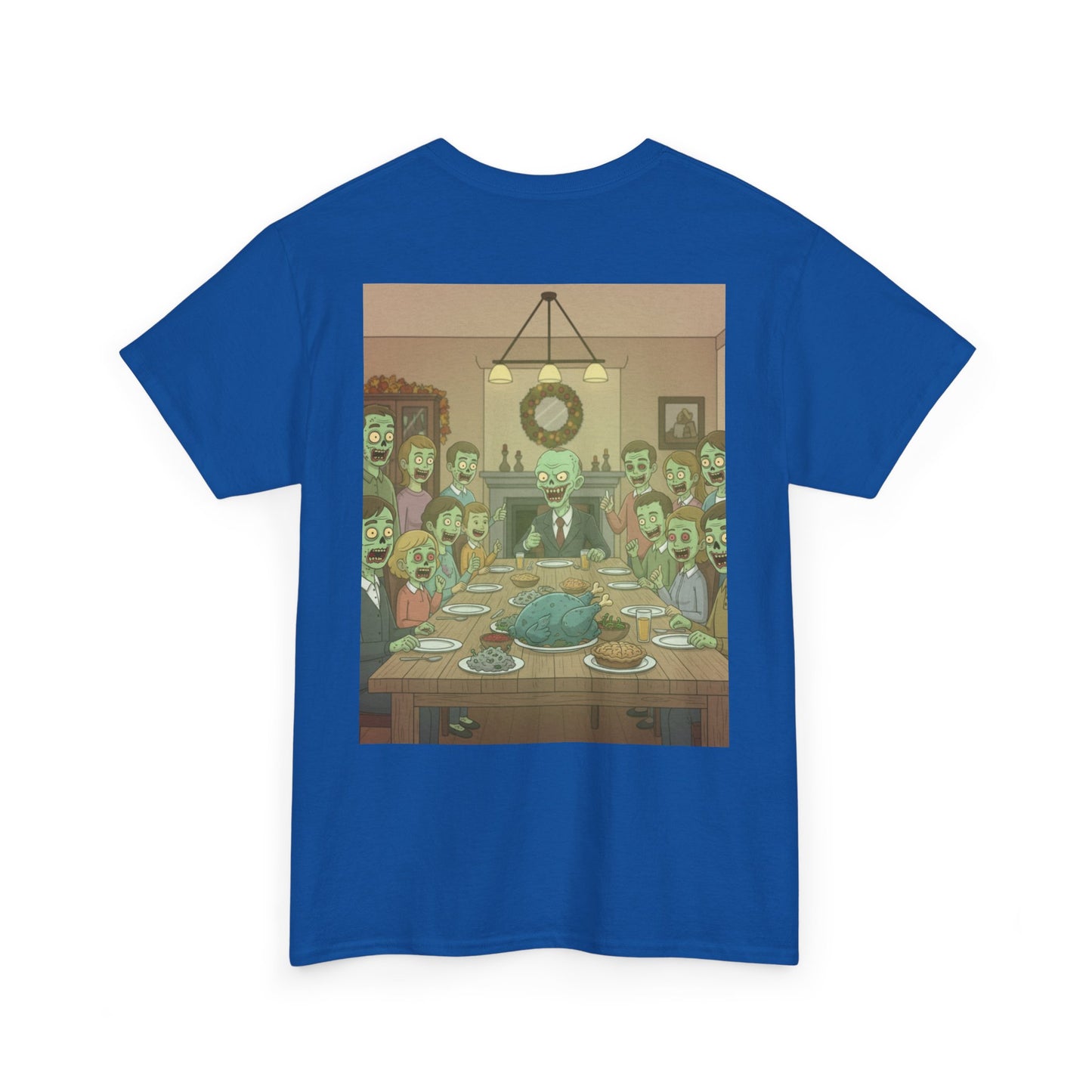 Zombie Feast Unisex Tee | Funny Graphic T-Shirt for Halloween, Horror Lovers, Unique Gift, Casual Wear, Party Shirt