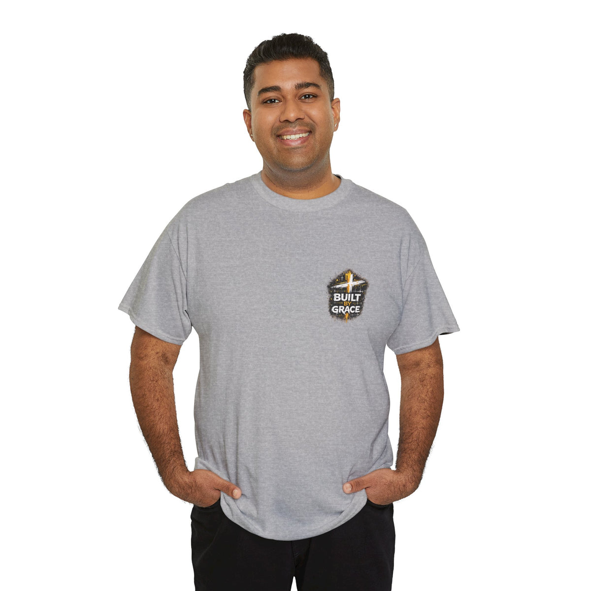 Built by Grace Christian Graphic T-Shirt - product view