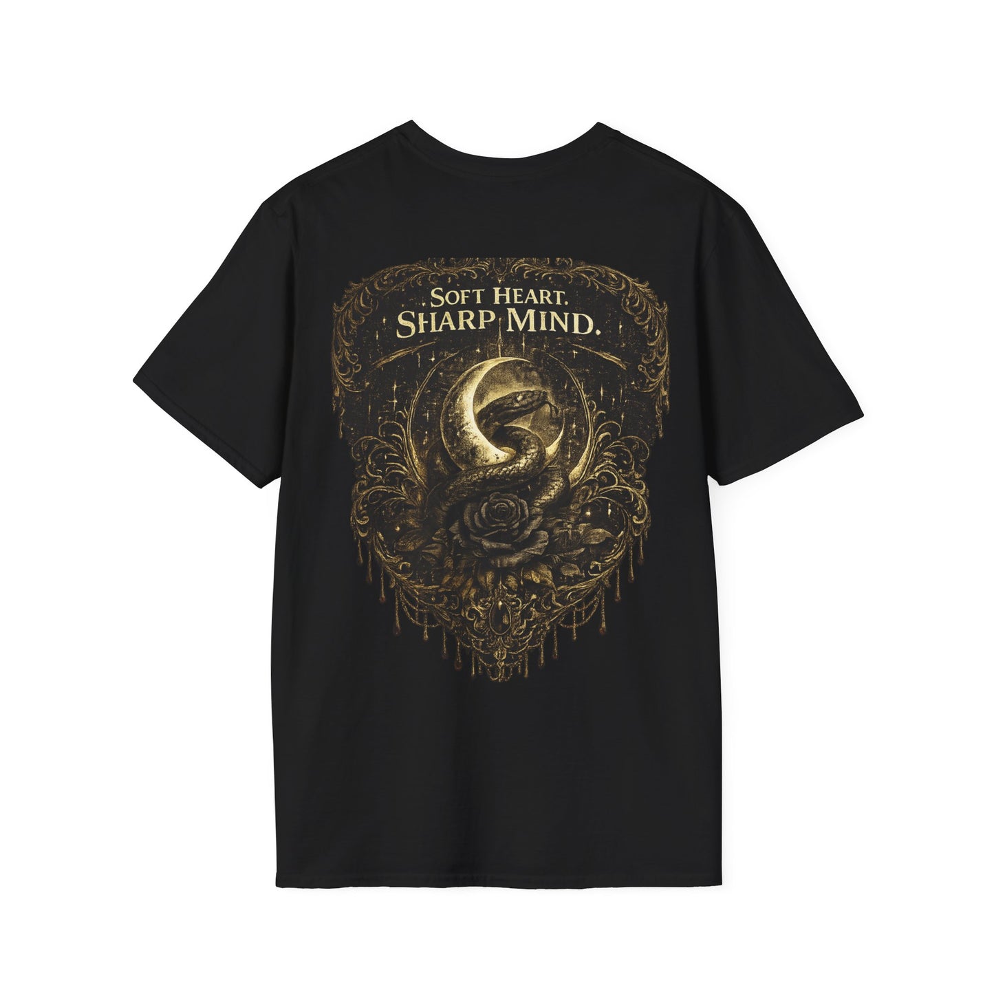 Soft Heart Sharp Mind Tee — Inspirational Minimalist Graphic T-Shirt